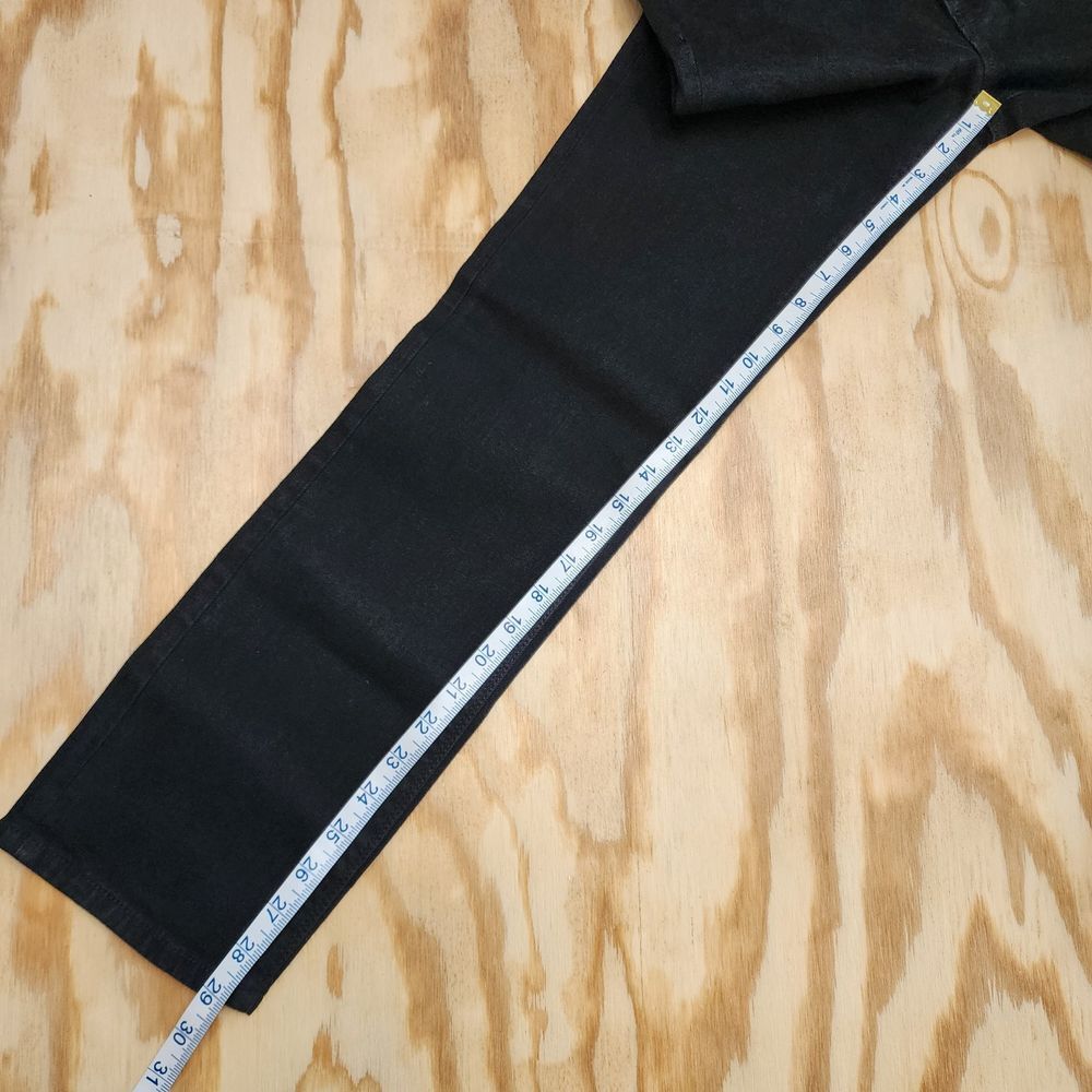 HUDSON Midrise Straight Leg Pitch Black Jeans Womens Size 4‎ (28x29) 1811754 - Picture 10 of 12